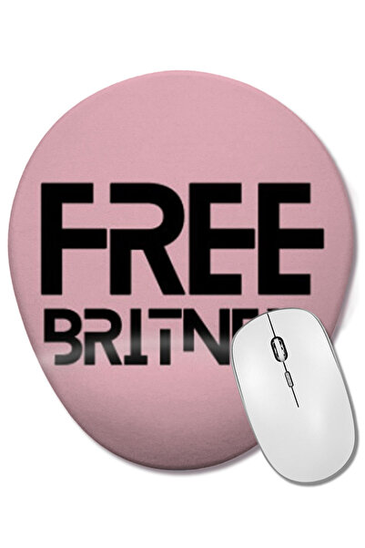 BASKI DÜNYASI Free Britney Free Britney Spears 2022 Mouse Pad oval cu suport ...