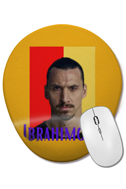BASKI DÜNYASI Οβάλ ποντίκι υπολογιστή King Zlatan Ibrahimović με στήριγμα καρπού