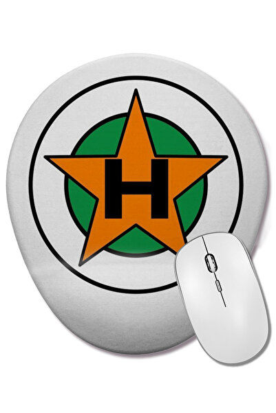 BASKI DÜNYASI Οβάλ ποντίκι ποντικοπληκτήρα με στήριγμα καρπού του Orange Star...