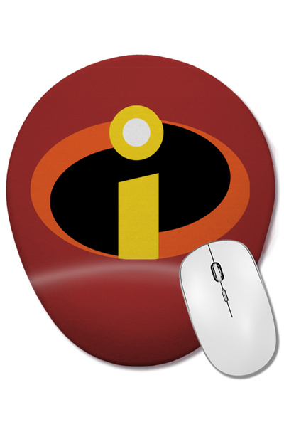 BASKI DÜNYASI Mouse Pad oval Os incriveis cu suport pentru încheietura mâinii