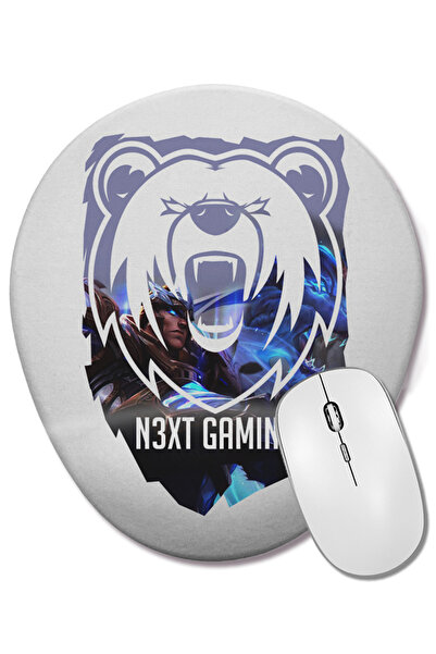 BASKI DÜNYASI Mouse Pad oval Garen Deus Rei cu suport pentru încheietura mâinii