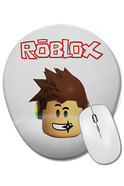 BASKI DÜNYASI Roblox 001 Mouse Pad oval cu suport pentru încheietura mâinii