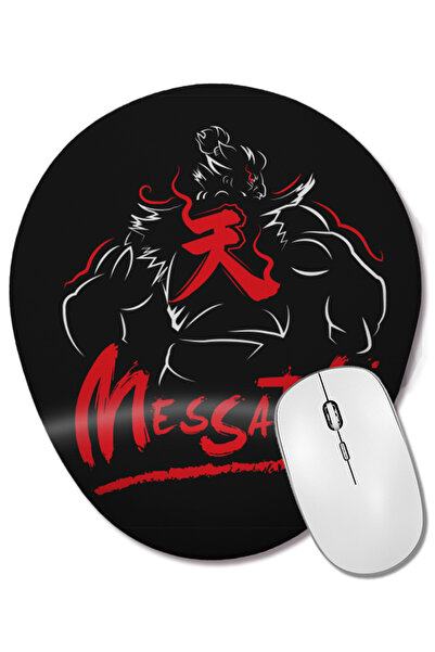 BASKI DÜNYASI Mouse Pad oval Akuma Messatsu cu suport pentru încheietura mâinii