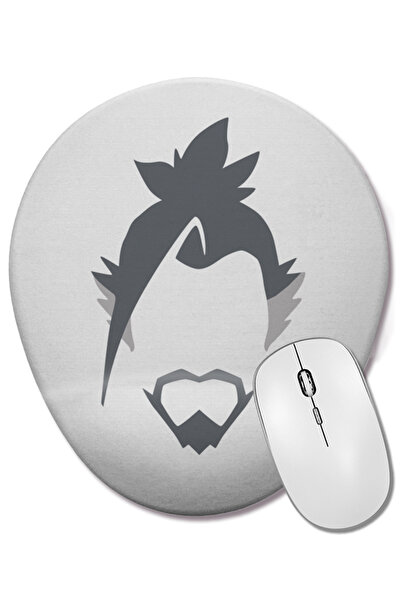 BASKI DÜNYASI Mouse Pad oval Hanzo cu suport pentru încheietura mâinii