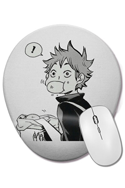BASKI DÜNYASI Οβάλ ποντίκι ποντικοπολεμικής χρήσης Hinata Shoyo Haikyuu με στ...