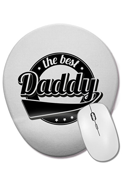 BASKI DÜNYASI Mouse Pad oval cu suport pentru încheietura mâinii, cu textul „...