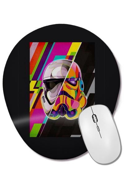 BASKI DÜNYASI Star Wars 010 Mouse Pad oval cu suport pentru încheietura mâinii