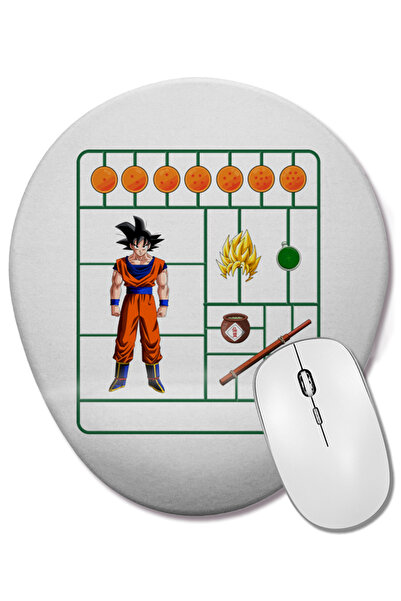 BASKI DÜNYASI Dragon Ball Z Air Fix Model Kit Mouse Pad oval cu suport pentru...