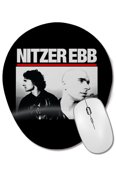 BASKI DÜNYASI Οβάλ ποντίκι ποντικοπολλαπλής χρήσης Nitzer Ebb με στήριγμα καρπού