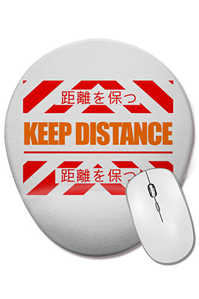 BASKI DÜNYASI Οβάλ ποντίκι ποντικοπληκτήρα με υποστήριξη καρπού Evangelion Pe...