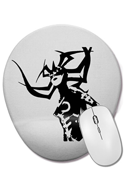 BASKI DÜNYASI Mouse Pad oval Hela cu suport pentru încheietura mâinii