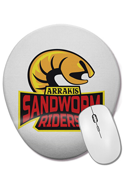 BASKI DÜNYASI Mouse Pad oval Dune Arrakis Sandworm Riders cu suport pentru în...