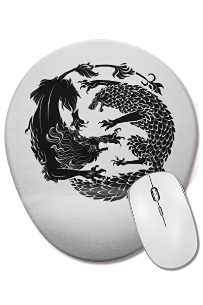 BASKI DÜNYASI Game Of Thrones 03 Οβάλ ποντίκι με υποστήριξη καρπού