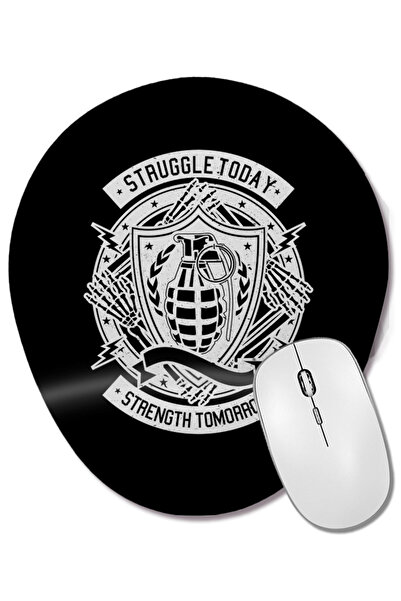 BASKI DÜNYASI Struggle Today Strength Tomorrow Mouse Pad oval cu suport pentr...