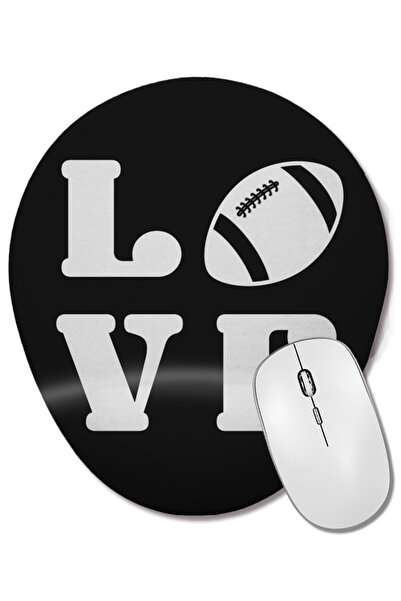 BASKI DÜNYASI Οβάλ ποντίκι ποντικοπολεμικής χρήσης με στήριγμα καρπού America...