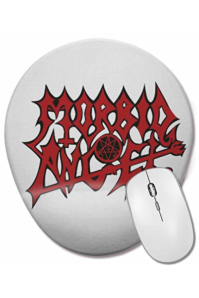 BASKI DÜNYASI Mouse Pad oval Morbid Angel cu suport pentru încheietura mâinii