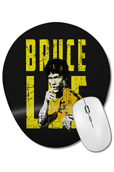 BASKI DÜNYASI Mouse Pad oval Bruce Lee cu suport pentru încheietura mâinii