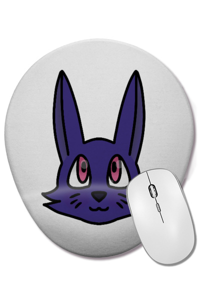 BASKI DÜNYASI Bonnie - Mouse Pad oval cu suport pentru încheietura mâinii Fiv...