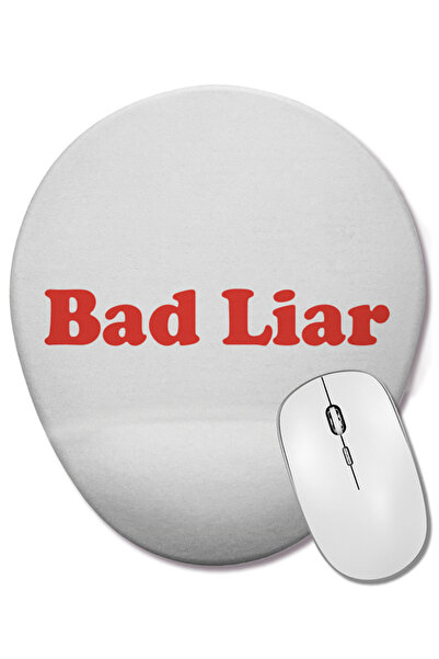 BASKI DÜNYASI Bad Liar Mouse Pad oval cu suport pentru încheietura mâinii