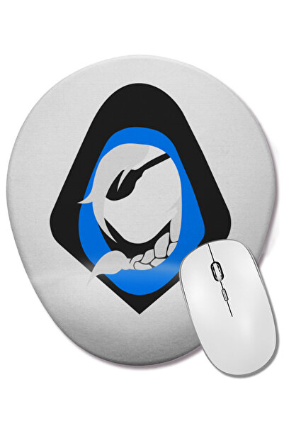 BASKI DÜNYASI Mouse Pad oval cu suport pentru încheietura mâinii