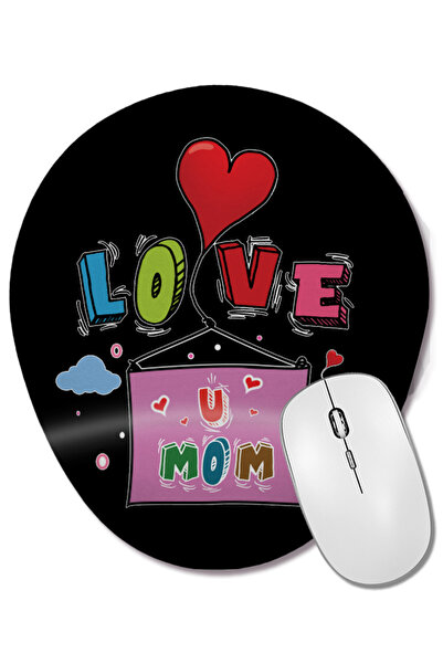 BASKI DÜNYASI Δώρο για τις μητέρες Οβάλ ποντίκι με υποστήριξη καρπού