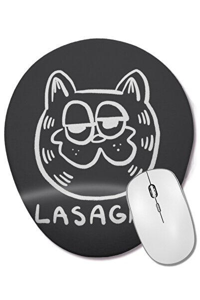 BASKI DÜNYASI Garfield Garf spune că lasagnele sunt mouse pad-uri ovale cu suport pentru încheietura mâinii