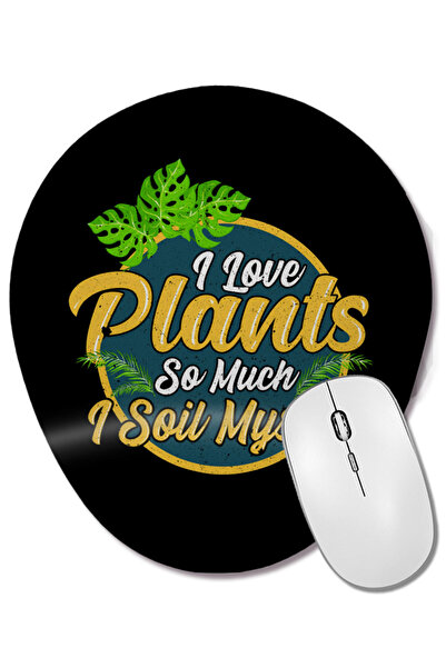 BASKI DÜNYASI Îmi place foarte mult plantele, aș fi un jardinier, pun un război cu solul, mouse pad oval cu suport pentru încheietura mâinii