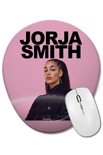 BASKI DÜNYASI Jorja Smith 02 03 Mouse Pad oval cu suport pentru încheietura mâinii