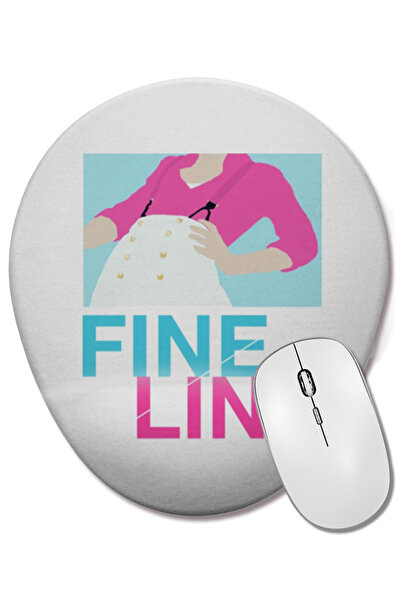 BASKI DÜNYASI Mouse Pad oval Harry Styles Fine Line 04 cu suport pentru încheietura mâinii