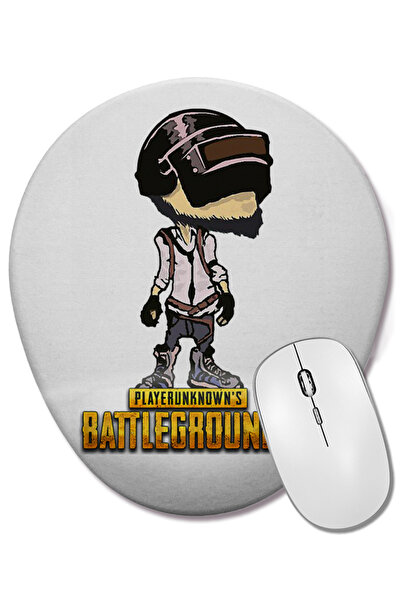 BASKI DÜNYASI Battlegrounds ovalna podloga za miša sa podrškom za zglob