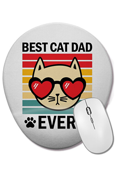 BASKI DÜNYASI Cel mai bun tată pentru pisici de toate timpurile Design retro ...