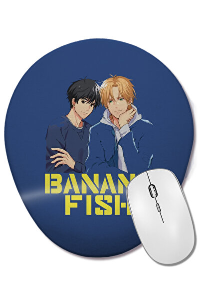 BASKI DÜNYASI Banana Fish 04 Οβάλ ποντίκι με υποστήριξη καρπού