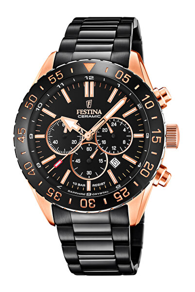 FESTİNA Мъжки часовник F20578/1, кварцов, 44 мм, 10 ATM