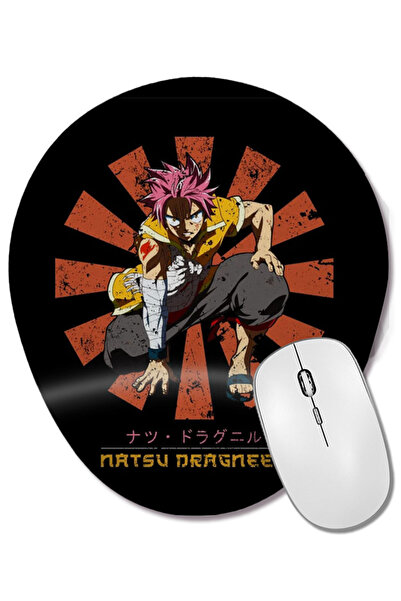 BASKI DÜNYASI Mouse Pad oval Natsu Dragneel Retro Japanese Fairy Tail cu supo...