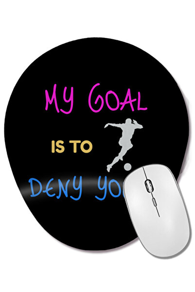 BASKI DÜNYASI My Goal Is To Deny Yours Mouse Pad oval cu suport pentru închei...