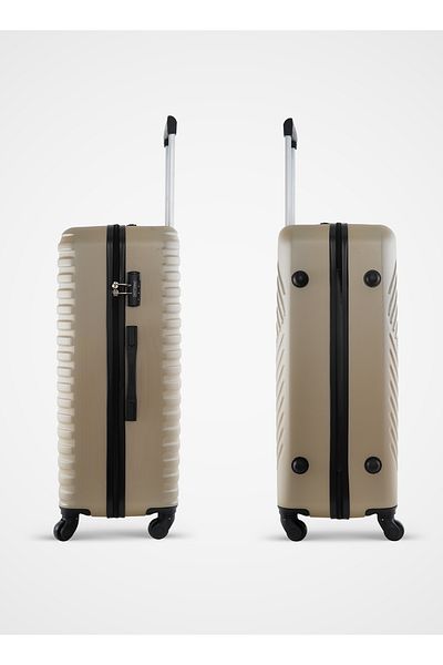 PARAJOHN حقيبة سفر Sparkle Cabin Luggage خفيفة الوزن مصنوعة من مادة ABS ذات هيكل صلب مع عجلات دوارة وقفل TSA