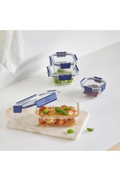 Lock & Lock Ll Top Class Oven & Storage Container Quadrilateral Locked 1.0 Lt Blue