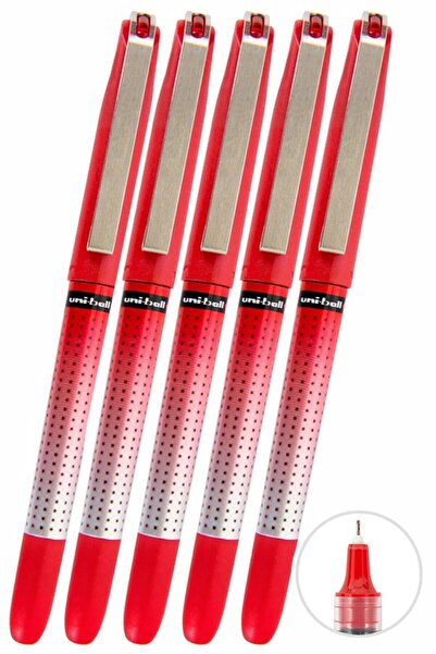Artlantis Pix pilot roșu 5 bucăți Uniball Eye Needle 0,5 mm Pix pilot cu vârf...
