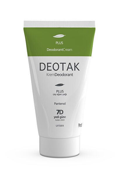 Deotak Plus Ekstra Koruma 7 Güne Kadar Etkili Krem Deodorant 35 ml x 4 Adet