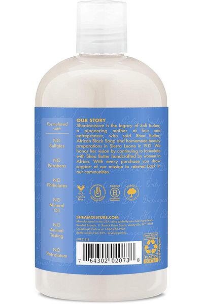 Shea Moisture SheaMoisture High Porosity Moisture Replenish Shampoo for Curly and Coily Hair Sulfate-Free Hair