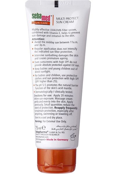 Sebamed Sebamed Sun Care 50 High Protection Sunscreen Cream Unscented 75ml