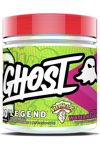 Ghost Legend V3 Pre-Workout Powder, Warheads Sour Watermelon - 30 Servings – Pre-Workout for Men & W