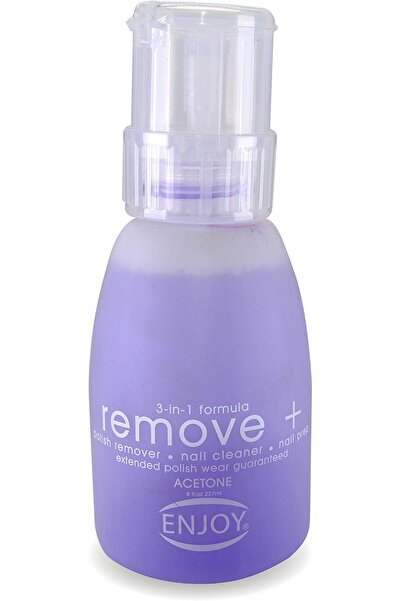 Enjoy Remove Polish 237ml Acetone Move (0741) --- Enjoy Nail Polish Remover 237ml Move
