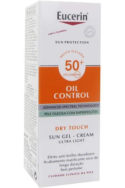 Eucerin sun face oil control gel-cream spf50 50ml