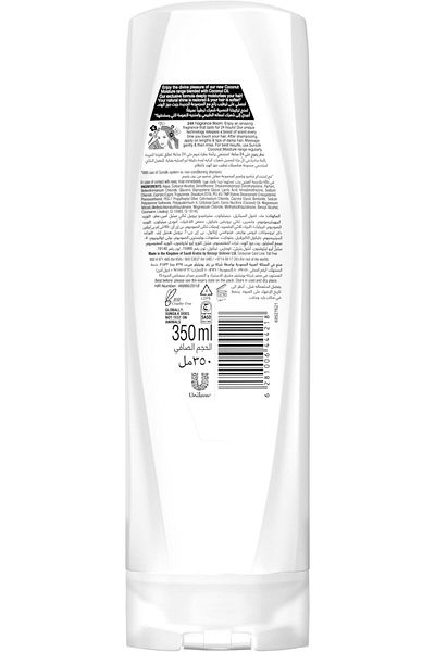 Sunsilk Natural Conditioner, for Deep Moisturizing of Dry Hair, Coconut Moisture, 24hr Fragrance Blo