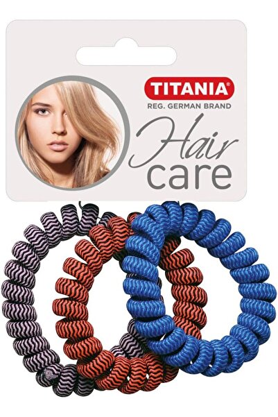 TİTANİA Titania 7924 Hair Ties 3-Pieces Set, 4 cm Diameter