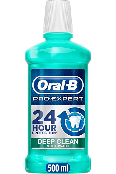 Oral-B M.w Pro Expert Deep Clean--mild Mint 500ml --- اورال بي مضمضة ديب كلين...