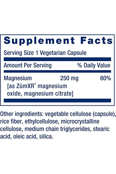 Life Extension Extend-Release Magnesium Vegetarian Capsules (60 Pieces)
