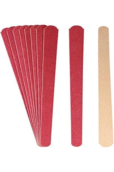 TİTANİA Titania Emery nail files double sided, wooden quality 10 Pcs