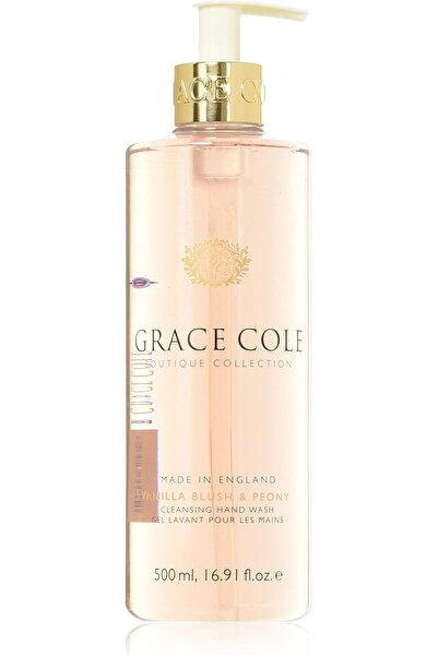 Grace Cole غسول اليدين المنظف برائحة الفانيليا وزهرة الفاوانيا من بوتيك 500 مل